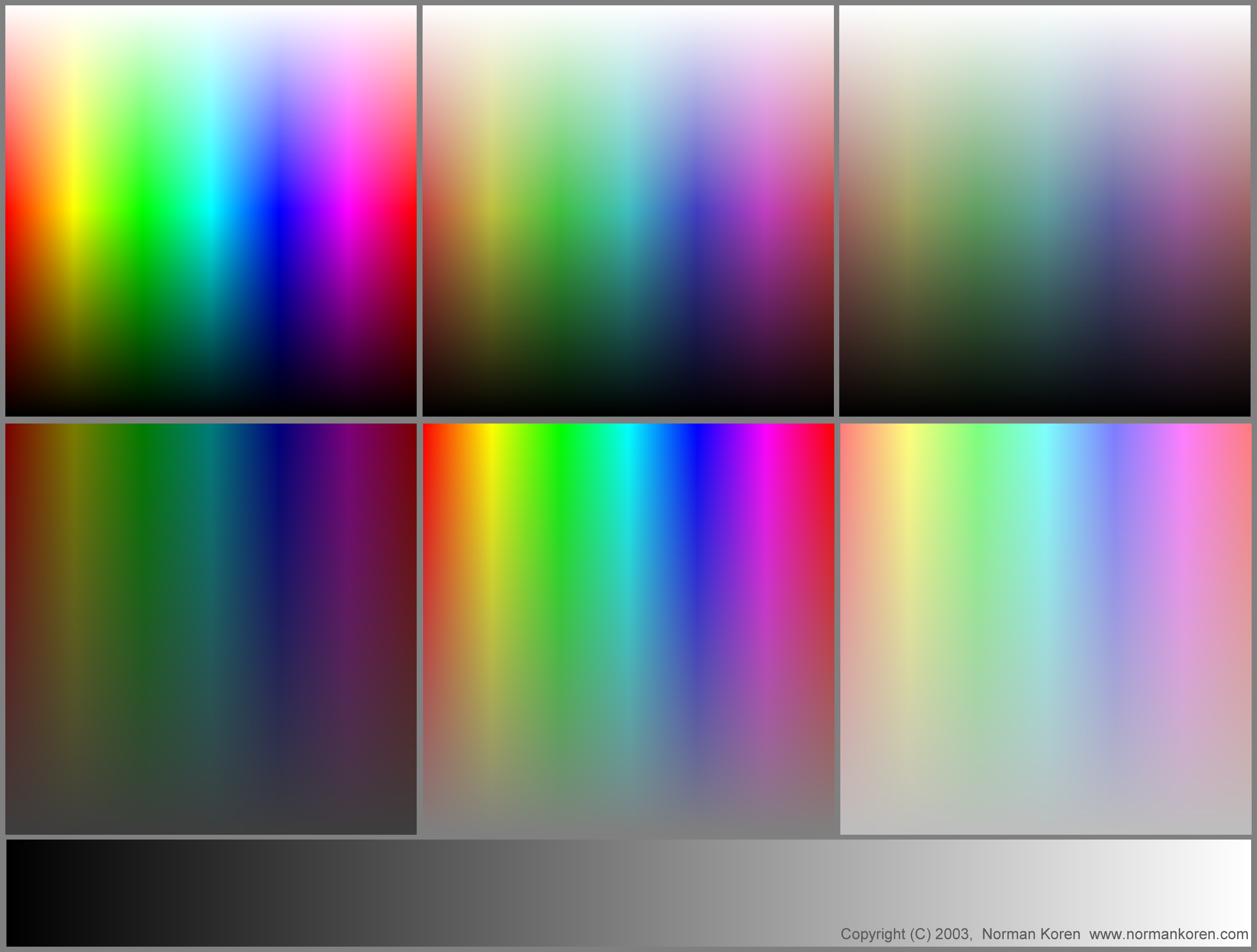 Icc Color Chart