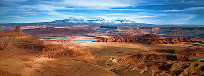 La Sal Mtns from Dead Horse Point, Utah