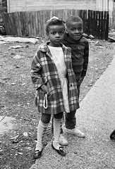 Two children, Detroit 1966