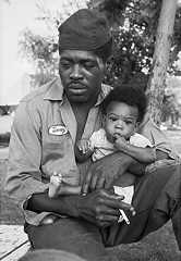 Father and son, Detroit 1966
