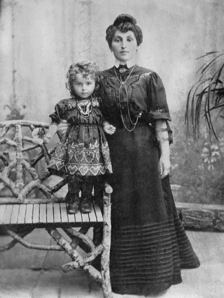 My mother Jane Nathanson and my grandmother, Buffalo, NY, around 1909
