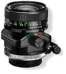 Canon 35mm f/2.8 TS (Tilt-Shift) lens (a wonderful lens!)