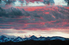 Bald Mountain sunset, 2000
