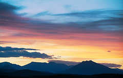 Sugarloaf Mountain sunset: Twin Sisters