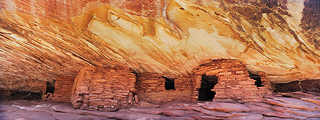 Native American ruins, Mule Canyon, Utah