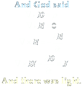 The theophysics of light: Maxwell's equations